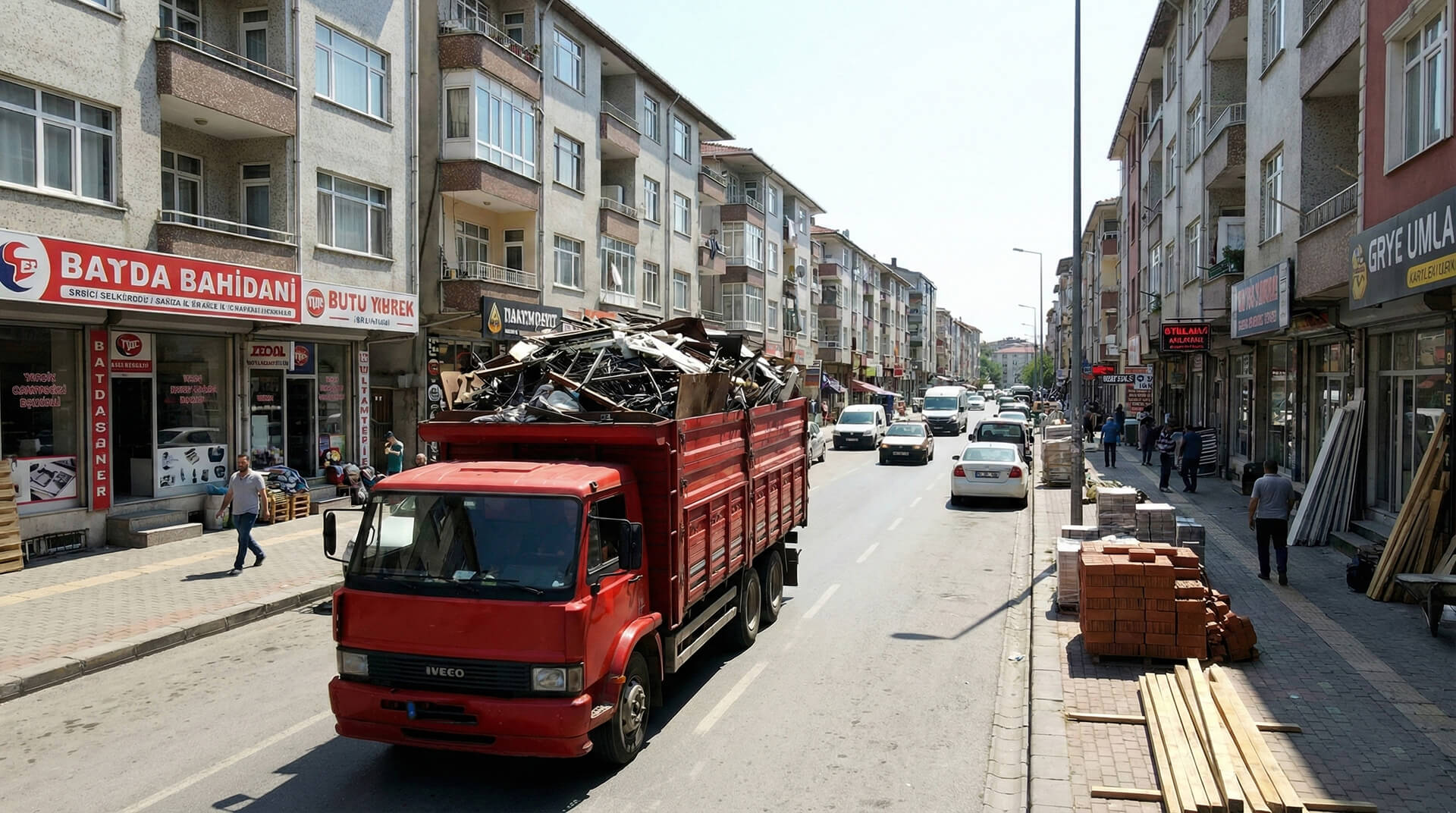 Sultanbeyli hurdacı firması merkez ve mahallelerde hurda alım aracı